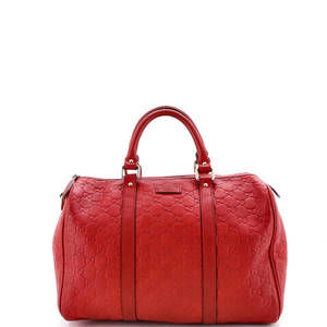 Gucci Medium Joy Boston Bag Guccissima Leather